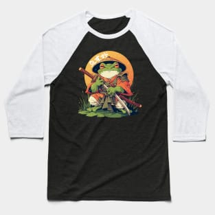 samurai frog Baseball T-Shirt